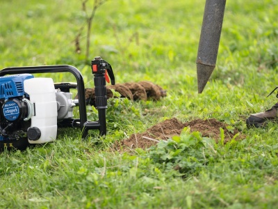 Scheppach EB 2000 - půdní vrták + 2 vrtáky
