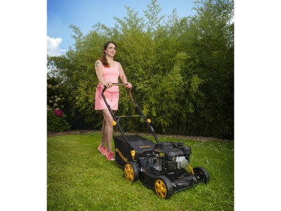 Riwall PRO RPM 4234 P - travní sekačka 2 v 1 s benzinovým motorem bez pojezdu