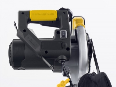 POWX07551T - Pokosová pila s potahem 1 400 W / 190mm (stojan)