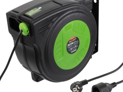 Samonavíjecí prodlužovací kabel, buben Procraft EK25N