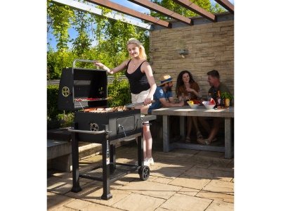 Riwall PRO RCG 60 - gril na dřevěné uhlí Riwall PRO