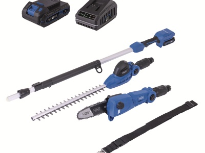 Scheppach C-PHTS410-X-SET S - 20 V IXES aku multifunkční stroj 2v1 + 2Ah baterie + nabíječka 2,4 A