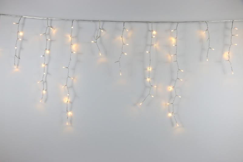 Závěs Teplá bílá 160 LED