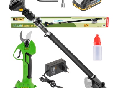 Sada aku nůžky na větve ES32Li a prodlužovací nástavec EP2.0R