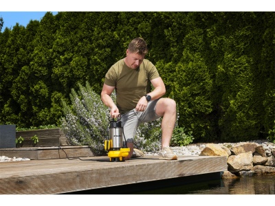 Riwall PRO RESP 750 INOX - kalové čerpadlo do septiku 750 W s volným průtokem