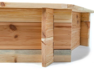 Pískoviště dřevěné šestihranné