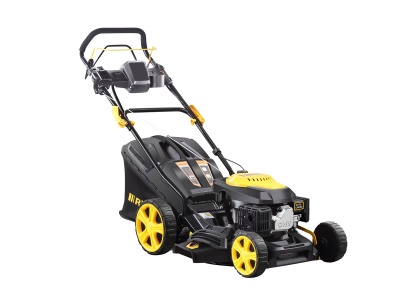 Riwall PRO RPM 4735 E - multifunkční travní sekačka 4 v 1 s benzinovým motorem, pojezdem a elektrostartem