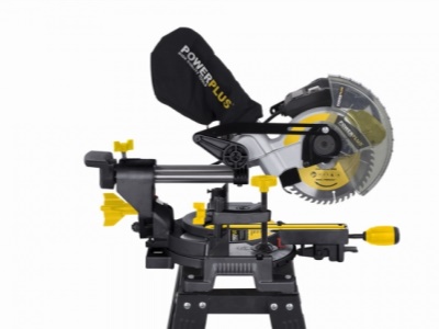 POWX07551T - Pokosová pila s potahem 1 400 W / 190mm (stojan)