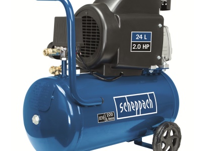 Scheppach HC 26 - olejový kompresor 8 bar se vzdušníkem 24 l
