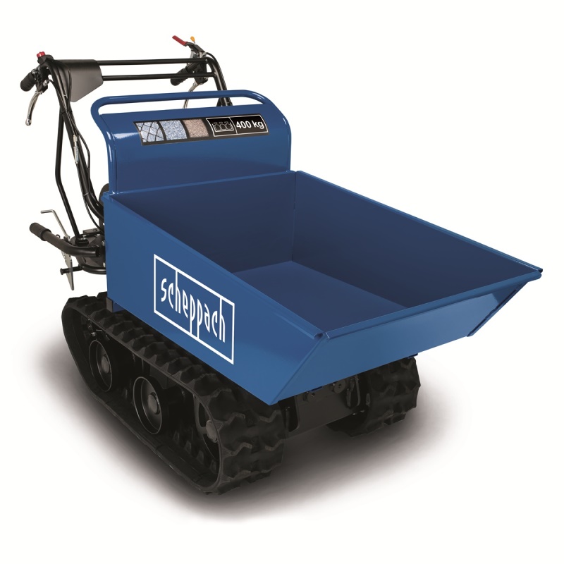 Scheppach DP 4500 - pásový přepravník 400 kg s mechanickým sklápěním korby