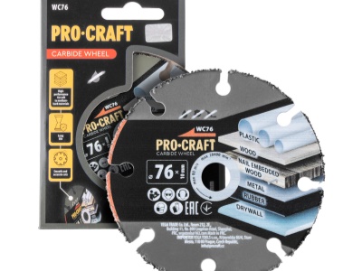 Řezný, karbidový kotouč Procraft WC76