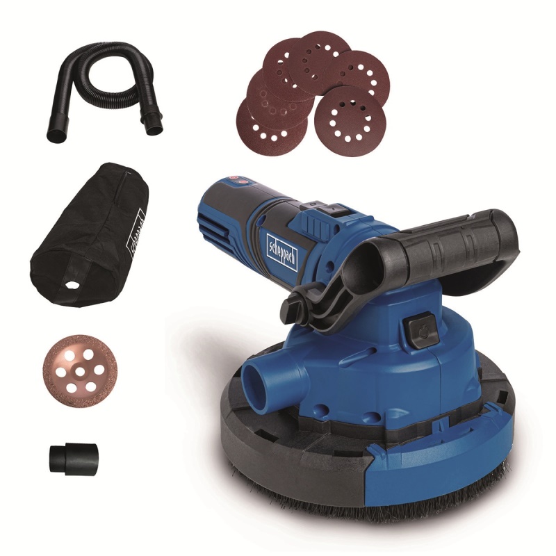 Scheppach BFR 1200 - univerzální bruska 3v1 na stěny, podlahy a stropy