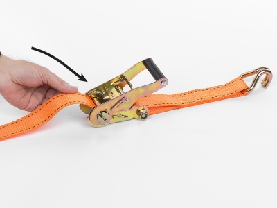 KRTH40808 - Upínací popruh ráčnový s háky 1000kg / 4,6m HIGH QUALITY