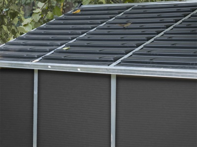 Palram - Canopia Rubicon 8' x 8' antracit - heavy duty prostorný zahradní domek