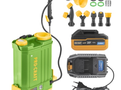 Sada aku postřikovač Procraft AS20-12 sada s baterií 20V 4Ah a nabiječkou