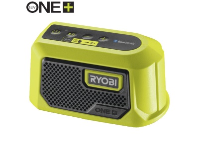 Ryobi RBTM18-0 - aku 18 V mini Bluetooth reproduktor ONE+ (bez baterie a nabíječky)