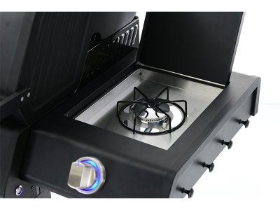 Riwall PRO RGG 61 EXL - luxusní plynový gril 24 kW se šesti hořáky a bočním vařičem
