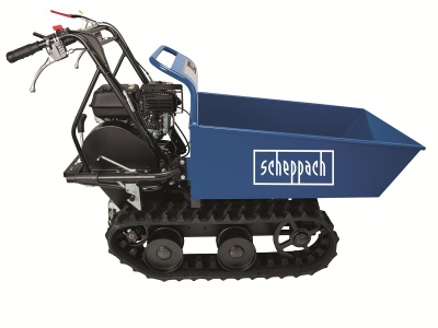 Scheppach DP 4500 - pásový přepravník 400 kg s mechanickým sklápěním korby