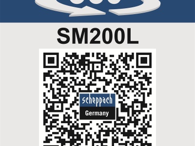 Scheppach SM 200 L - dvoukotoučová bruska