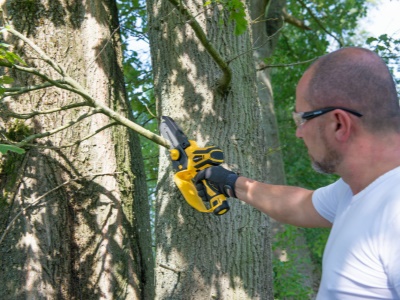 POWXG1045 - AKU jednoruční řetězová pila 12V LI-ION 100mm 2bat