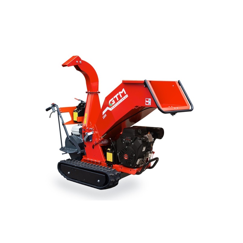 GTM GTS 1800 R - drtič dřeva s pásovým pohonem