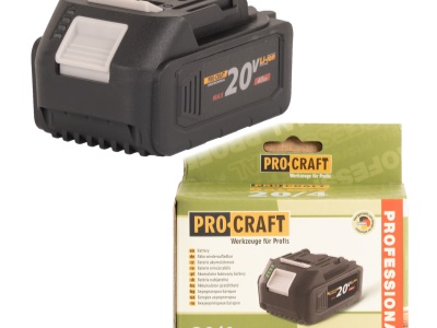 Baterie akumulátorová 20V Li-ion, 4000mAh Procraft 20/4