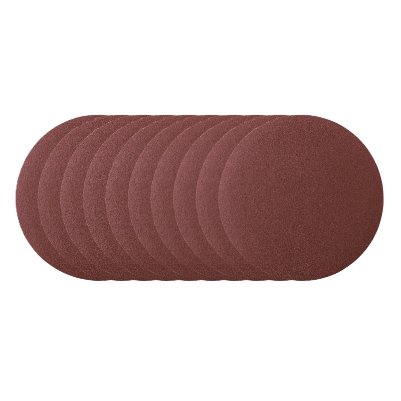 Scheppach Sada kulatých brusných papírů (10 ks, 150 mm, zrnitost 120) - pro BTS 900 / BTS 800
