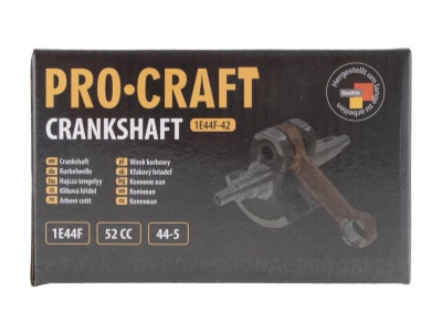 Kliková hřídel 44mm 1E44F 52CC  PROCRAFT