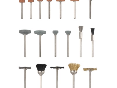 Přímá bruska Procraft PG400 + GK‑418 s ohebným nástavcem a příslušenstvím