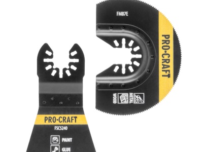 Sada nástavců pro multifunkční oscilační brusku Procraft MB9