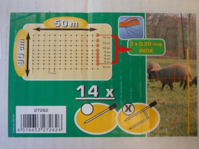 Elektrická ohradník + napájecí zdroj