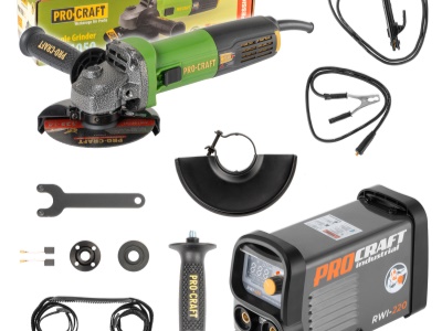 Sada svářecí invertor RWI-220 s úhlovou bruskou PW1050