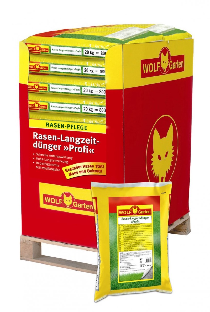 Profi dlouhodobé hnojivo Wolf Garten P 466 (20 x LX-MU 800)