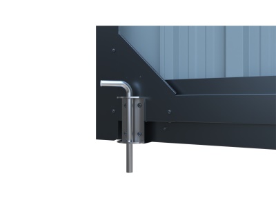 Riwall PRO RMCG 20x13 Anthracite - kovová garáž 3,8 x 6 m se sedlovou střechou Antracit