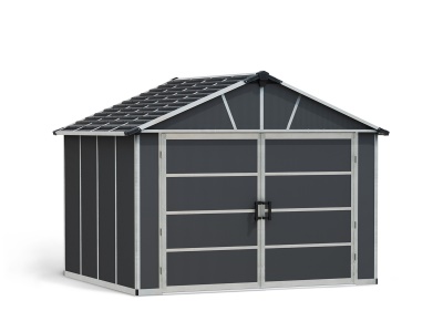 Palram - Canopia Yukon 11' x 9' antracit - heavy duty prostorný domek s možností dalšího rozšíření (základní modul)