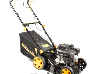 Riwall PRO RPM 4234 - multifunkční travní sekačka 2 v 1 s benzinovým motorem a pojezdem