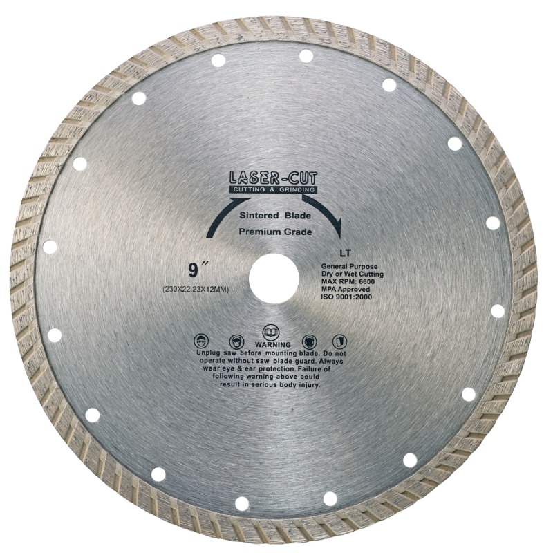 L00120 - Diamantový kotouč celoobvodový 230 x 22,23 x 12mm LT