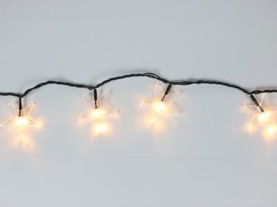 Řetěz Hvězdy Čirá 40 LED