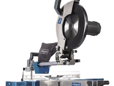 Scheppach HM 110 MP - dvourychlostní multifunkční pokosová pila s potahem a laserem