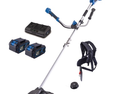 Scheppach BC-BCH380/40-X-SET L2 - 2x20 V IXES aku křovinořez 2v1 + 2x 4Ah baterie + duální nabíječka 2,4 A