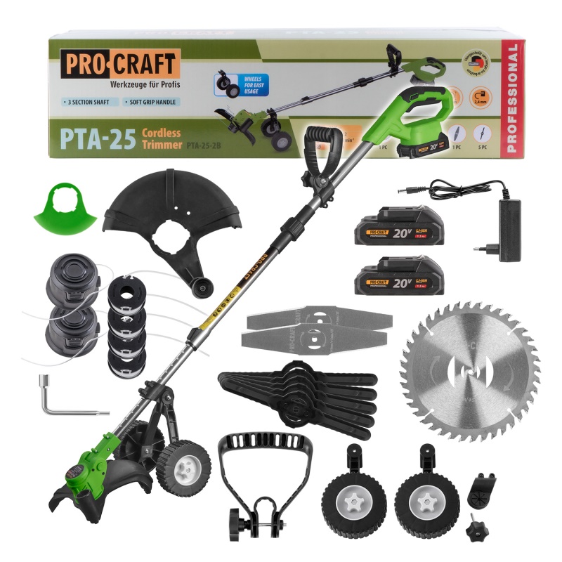 Aku vyžínač Procraft PTA-25-2B