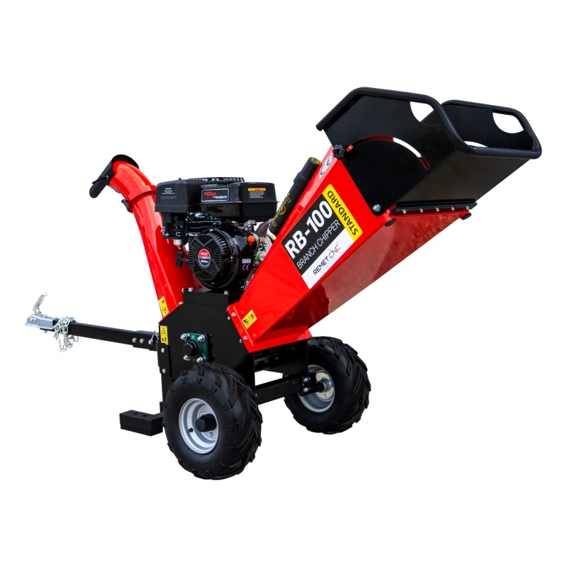 Bubnový štěpkovač se spalovacím motorem RB-100 Remet (15 HP)