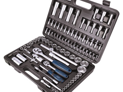 Scheppach TB 94 - plastový kufr s nářadím, 94 dílů