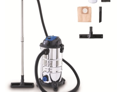 Scheppach VC 30P-GL - průmyslový vysavač na suché/mokré vysávání 30 l s funkcí podtlakového čištění filtru