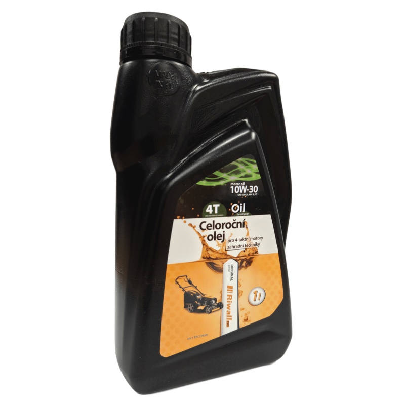Riwall PRO Celoroční olej pro 4-taktní motory - 1 l (SAE10W-30)