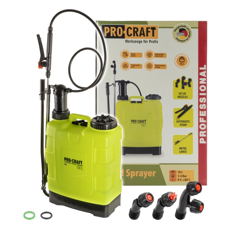Ruční tlakový postřikovač Procraft HS-16
