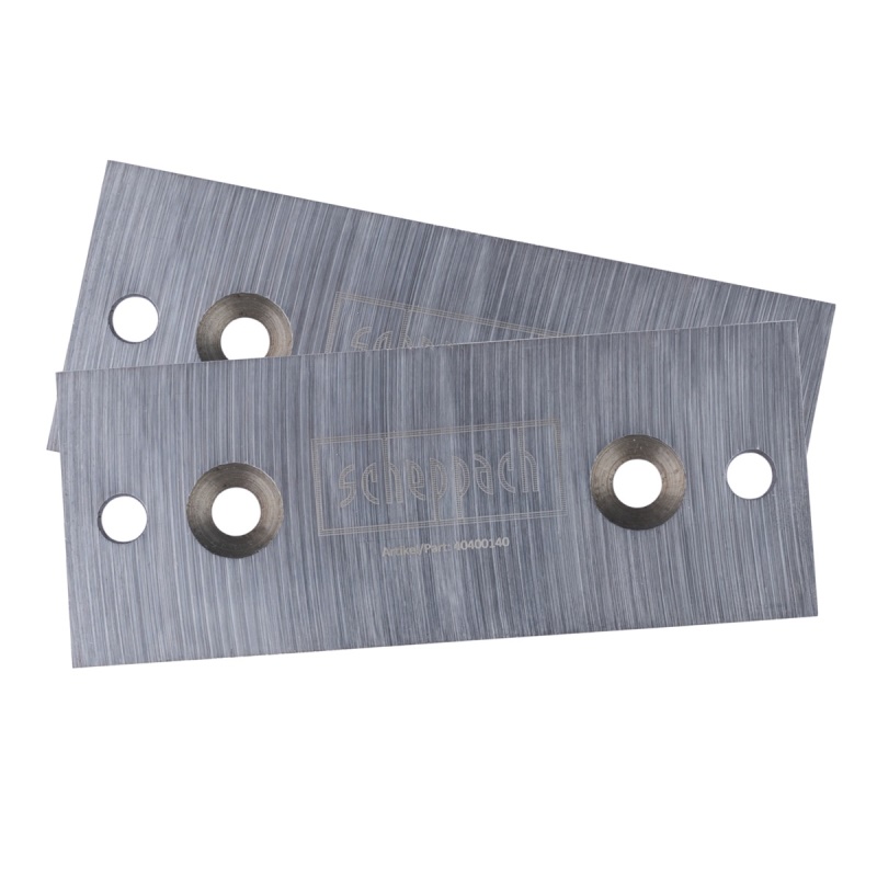 Scheppach Oboustranné nože 100 x 40 x 4 mm ( 2 kusy ) - pro Biostar 3000