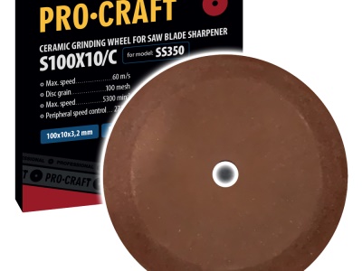Brusný kotouč pro ostřičku pilových kotoučů Procraft S100X10/C /SS350