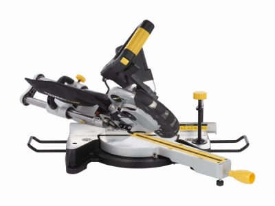 POWX07560S - Pokosová pila s potahem a oboustranným náklonem 1 500W / 210mm