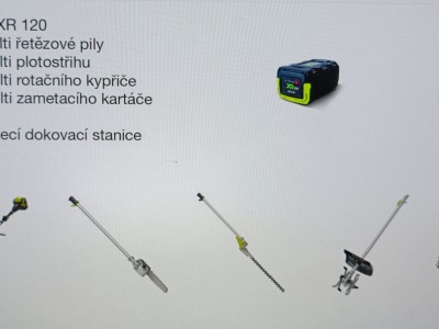 Aku plotostřih na tyči mutii  G-FORCE XR120